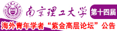 日逼视频网站论坛南京理工大学第十四届海外青年学者紫金论坛诚邀海内外英才！